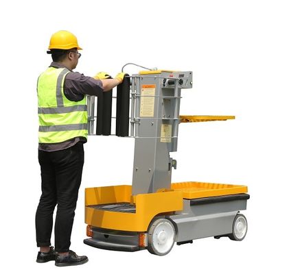 Electric Aerial Order Picker with 5m Working Height for effective warehouse using
